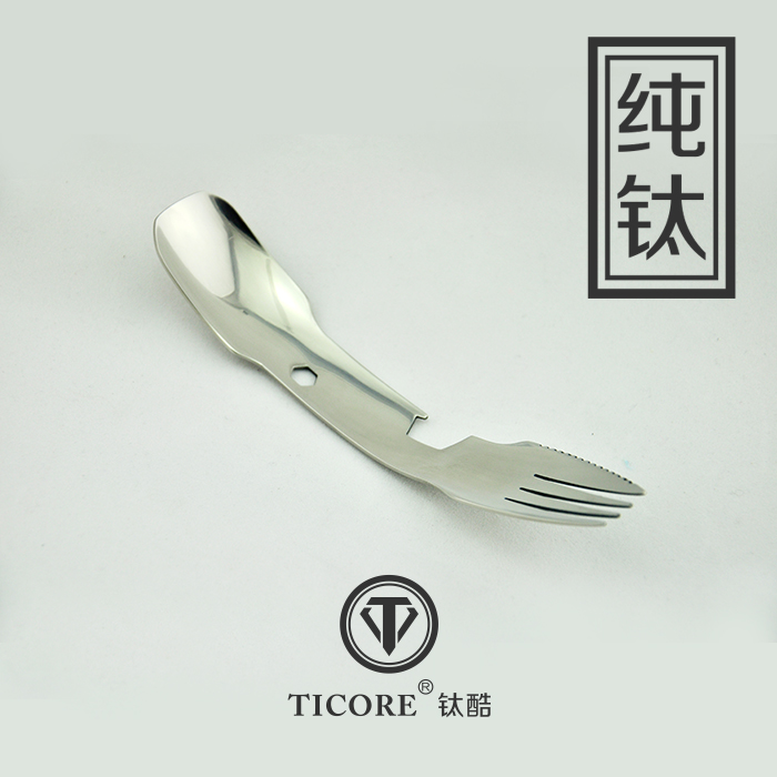 低价批发韩式钛餐具，钛勺子，钛叉子，钛筷子