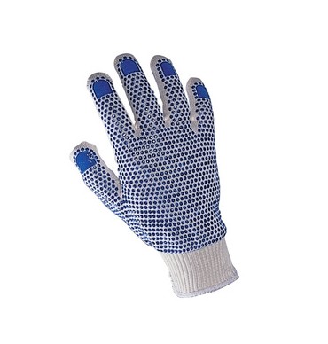 斯博瑞安 2232092 涤棉双面PVC点塑防滑工作手套