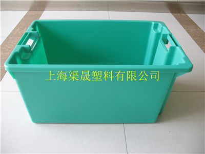 上海错位式大促销塑料周转箱