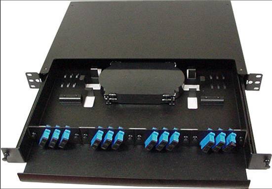 供应12芯、24芯、48芯抽拉式、翻盖式光纤终端盒