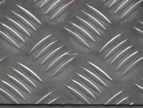 花纹铝板 五条筋铝板防滑 中州铝业