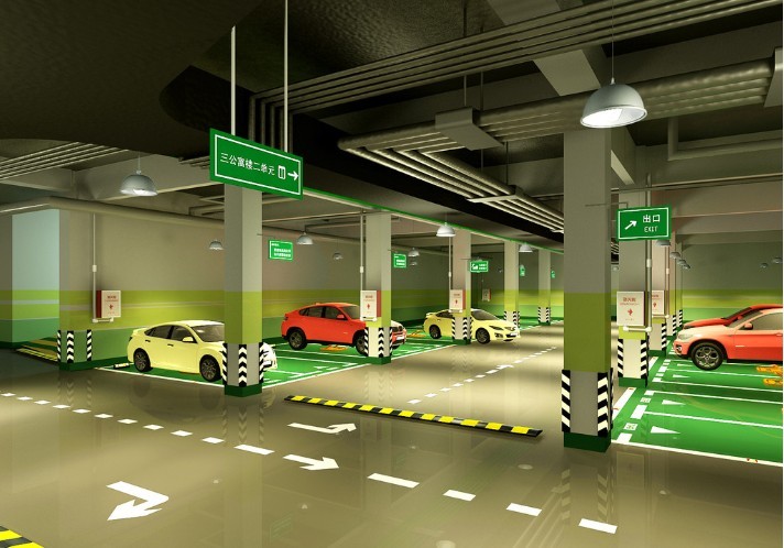 伊川车位划线施工伊川停车场设施安装华义交通设施公司
