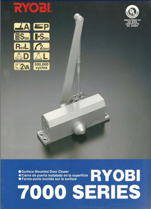 日本BYOBI利尤比良明）闭门器 7000系列7003型