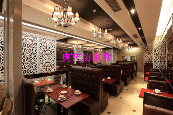 深圳茶餐厅桌椅价格，茶餐厅桌椅订做，卡座沙发