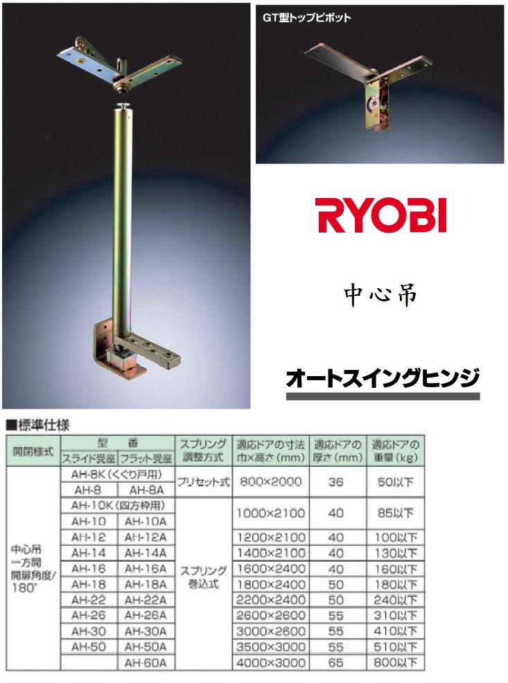 日本RYOBI利尤比良明）自动回归铰链AH-26