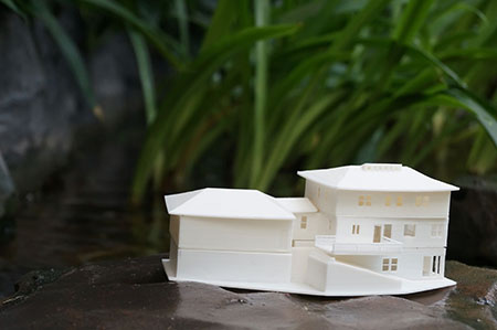 威森3d打印工业模型，建筑沙盘，3d打印馆*