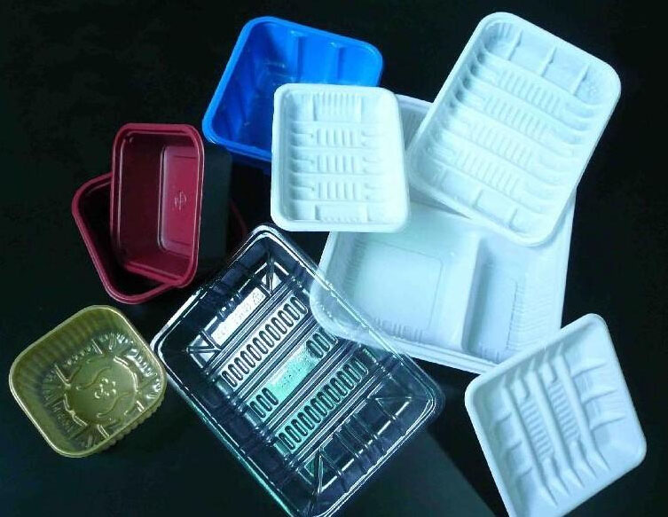新款热销pet植绒吸塑包装盒 广州食品吸塑托盘定做厂家