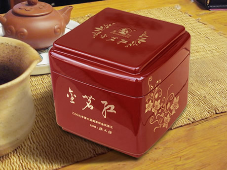 厂家供应茶叶盒燕窝木盒/燕窝包装木盒/喷漆哑光木盒/红色燕窝盒