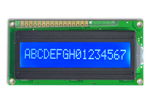 16x1 字符型液晶模块，STN COB LCM,LED 背光,并口通讯