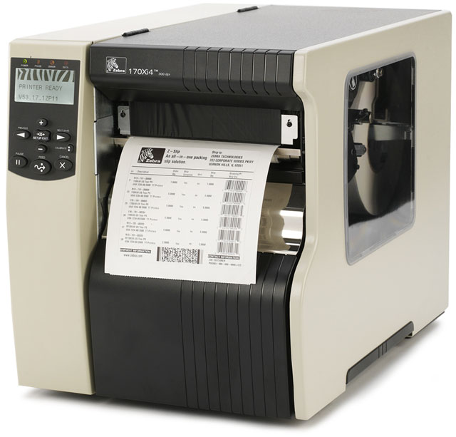 深圳宝安东利供应Zebra 170Xi4条码打印机批量打印标签智能打印头系统