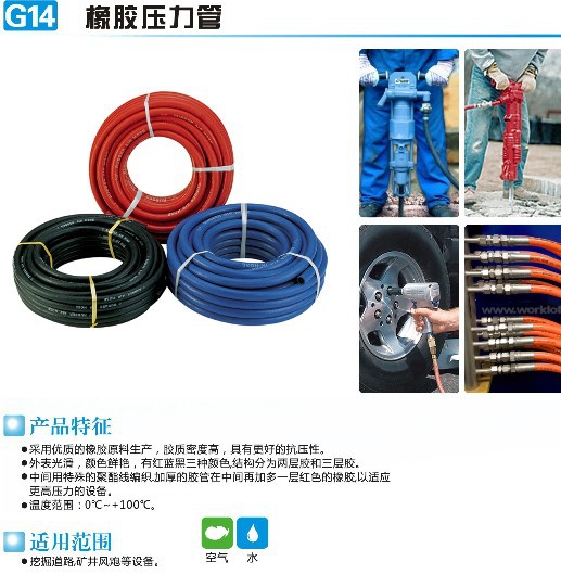金牛头风炮管、橡胶压力管、橡胶编织管、喷砂软管、缠绕管