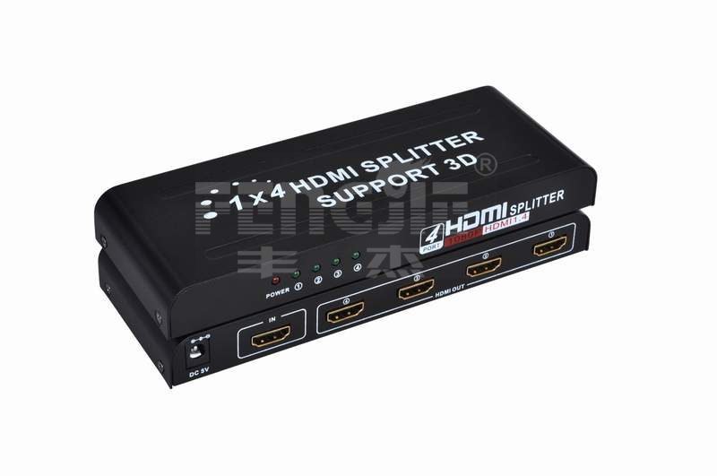 一分四HDMI分配器 HDMI分配器价格 HDMI分配器批发