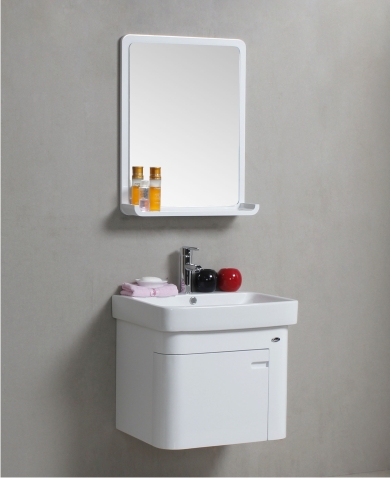 新到时尚实木浴室柜洗脸盆镜柜组合挂墙洗脸盆柜组合QS6829