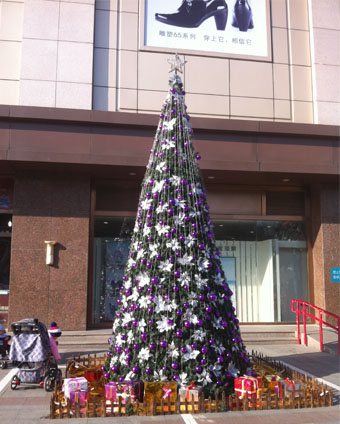 北京8米LED圣诞树3米LED桃花树