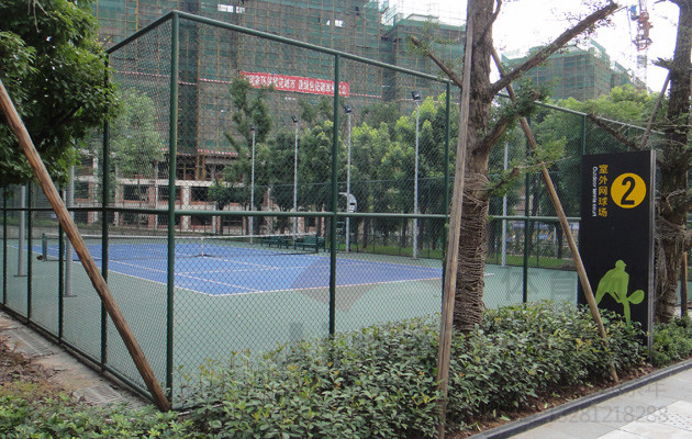 标准网球场地施工