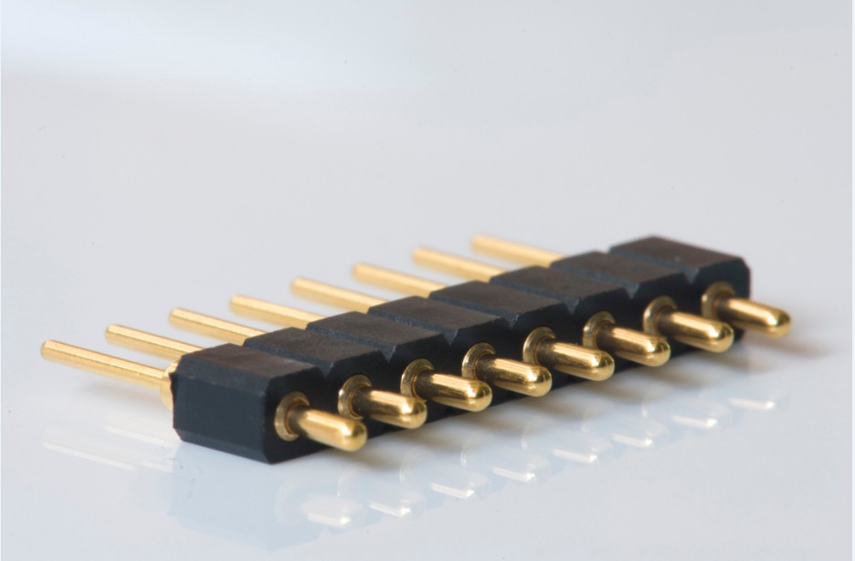 供应2PIN高品质直立式弹簧顶针,pogo pin连接器