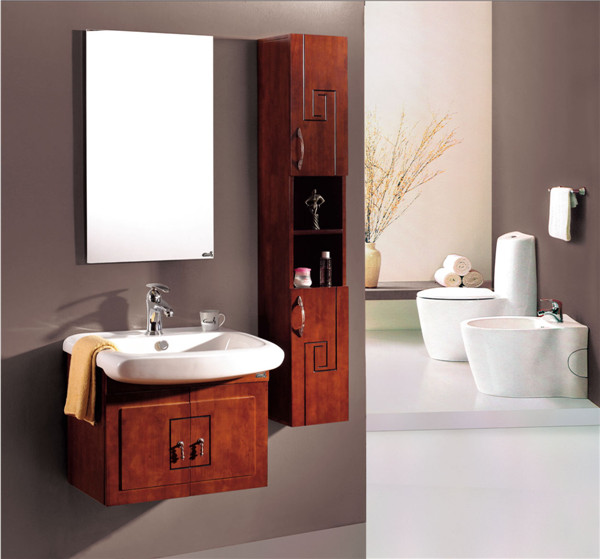 供应2014年新类型热销实木浴室柜Q6611