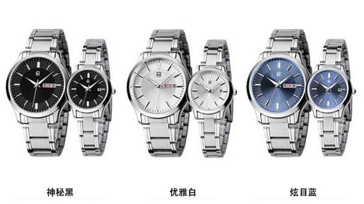深圳石英手表生产厂家 女士石英表日历防水腕表
