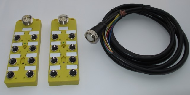 M12接线盒，M12传感器分线盒