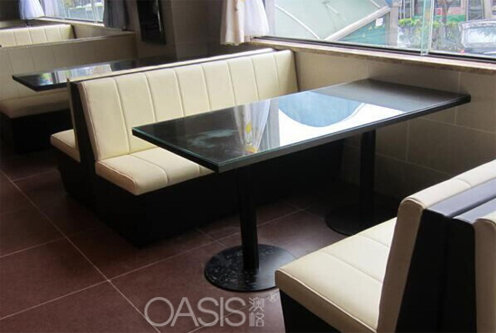 深圳定制西餐厅沙发，高档茶餐厅沙发价格