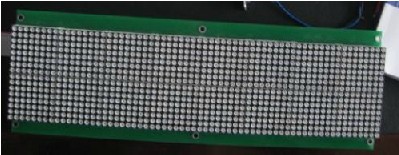 Φ5.0单双基色加边LED显示屏单元板64*16点