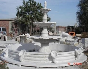 喷泉石雕