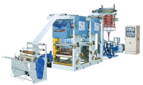 吹膜印刷一体机组|塑料机械|国研吹膜机|吹膜机厂