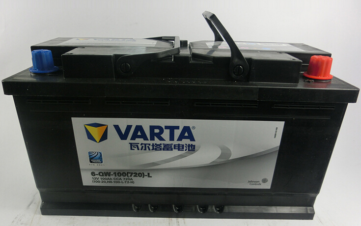 瓦尔塔蓄电池6-QW-100HD，三年质保
