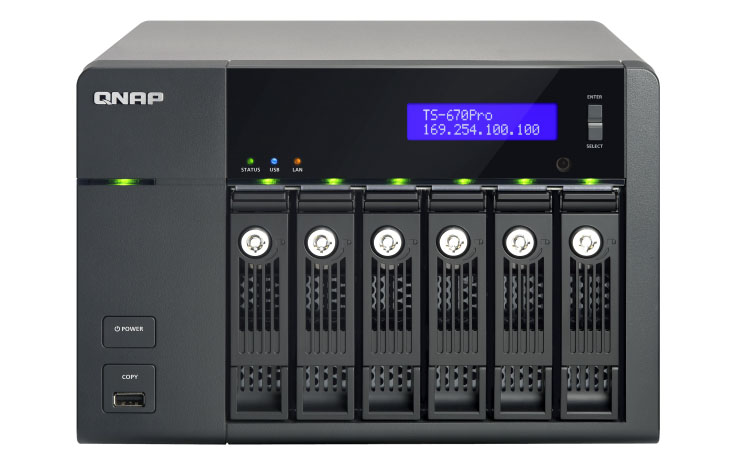 威联通TS-670PRO NAS网络存储器
