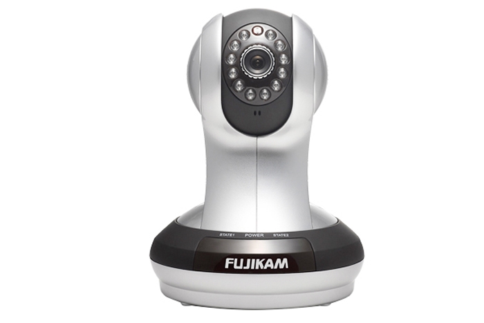 FUJIKAM 富视康 FI-361 云摄像机 插卡网络摄像机 高清WIFI监控摄像头 网络摄像头 穿透各网 手机电脑等都可以控