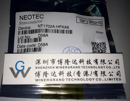 一级代理中国台湾NEOTEC/新德NT1702A-HFKA6 SOT23-6