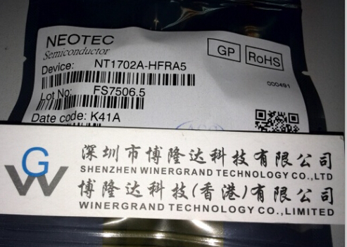 一级代理中国台湾NEOTEC/新德NT1702A-HFRA5 SOT23-5