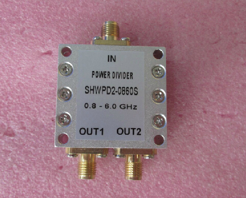 SHWPD2-0860S 0.8-6GHzWIFI 测试 一分二 2.4G 5.8G射频功分器