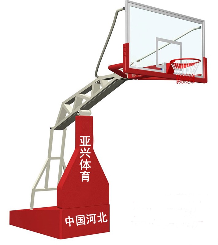 YX-003A 平箱仿液压移动式高档宽臂篮球架