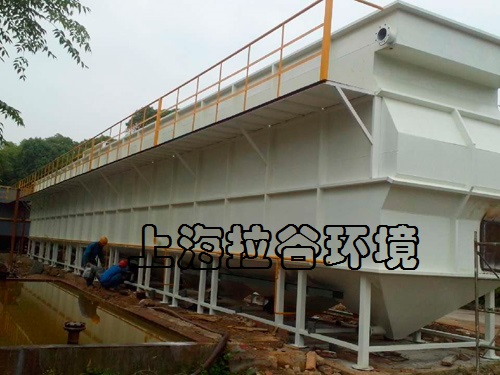 上海拉谷 200m3/h大型斜管沉淀器