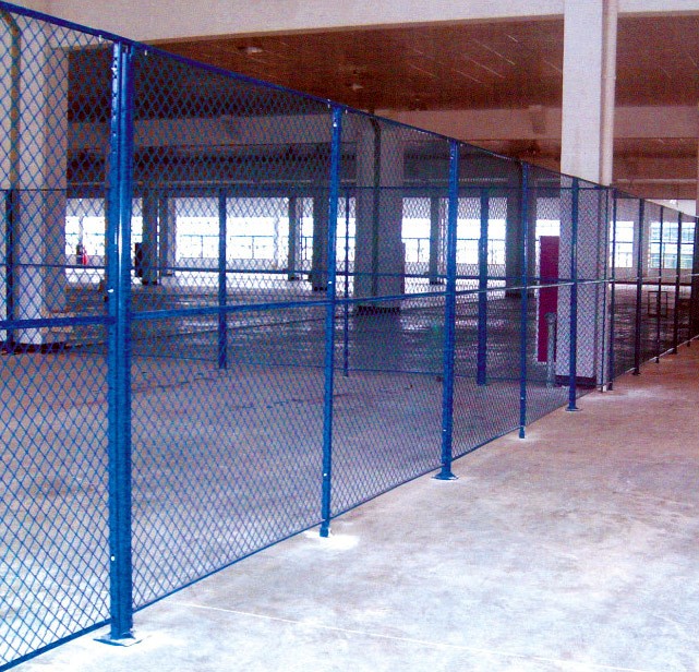 车间安全隔离网移动室内仓库隔离栅 厂区可移动隔离网设备防护网