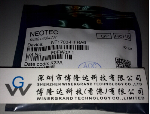 一级代理中国台湾NETOEC/新德NT1703-HFRA6 SOT23-6