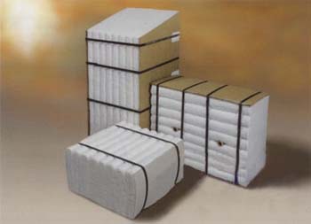 普通型陶瓷纤维折叠块 4200元每吨 价格可议