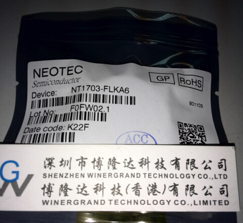一级代理中国台湾NEOTEC/新德NT1703-LFKA6 SOT23-6