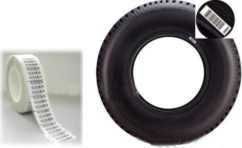 汽车轮胎条码耐高温硫化标签耐刮擦好打印防动平衡液