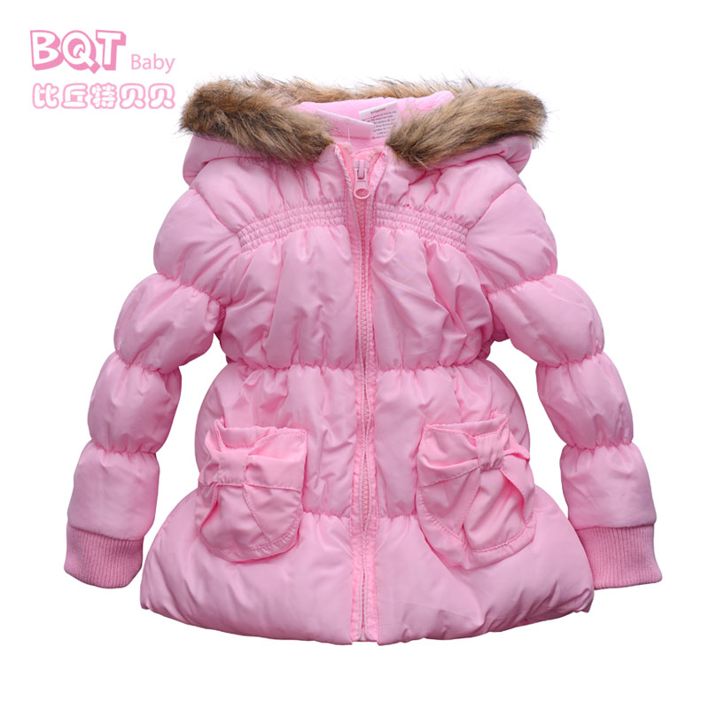 欧美小童棉袄藕节定型加厚保暖外套连帽领棉服大量现货SS14059