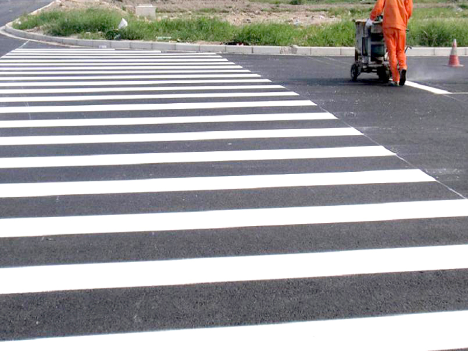 信阳温县道路标志标线、路面热熔标线安全可靠