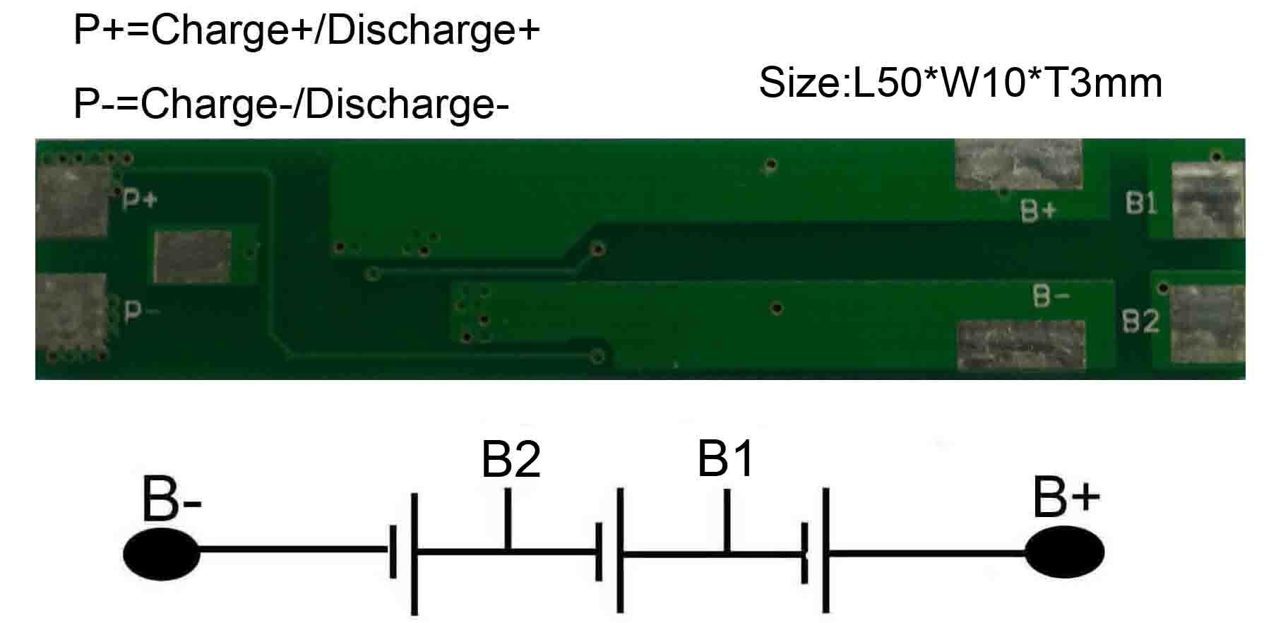 2-3串电池保护板 3串3A电池保护板