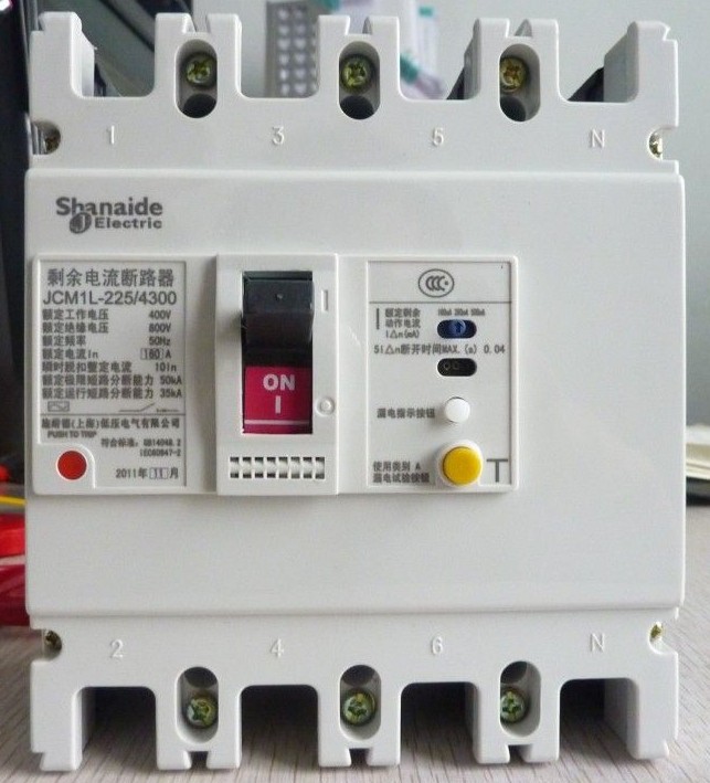 上海施耐德JCM1L-400塑壳漏电断路器