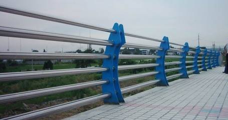 河道桥梁不锈钢复合管护栏防撞栏杆
