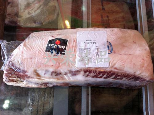 进口双层肥牛肉板火锅涮品冷冻食品，美国IBP245c红标韩肥牛