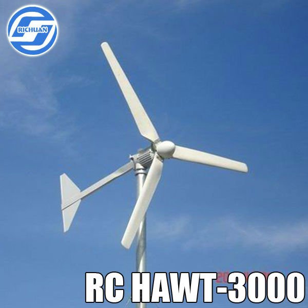 青岛日川3kw氢燃料永磁风力发电机低速安全