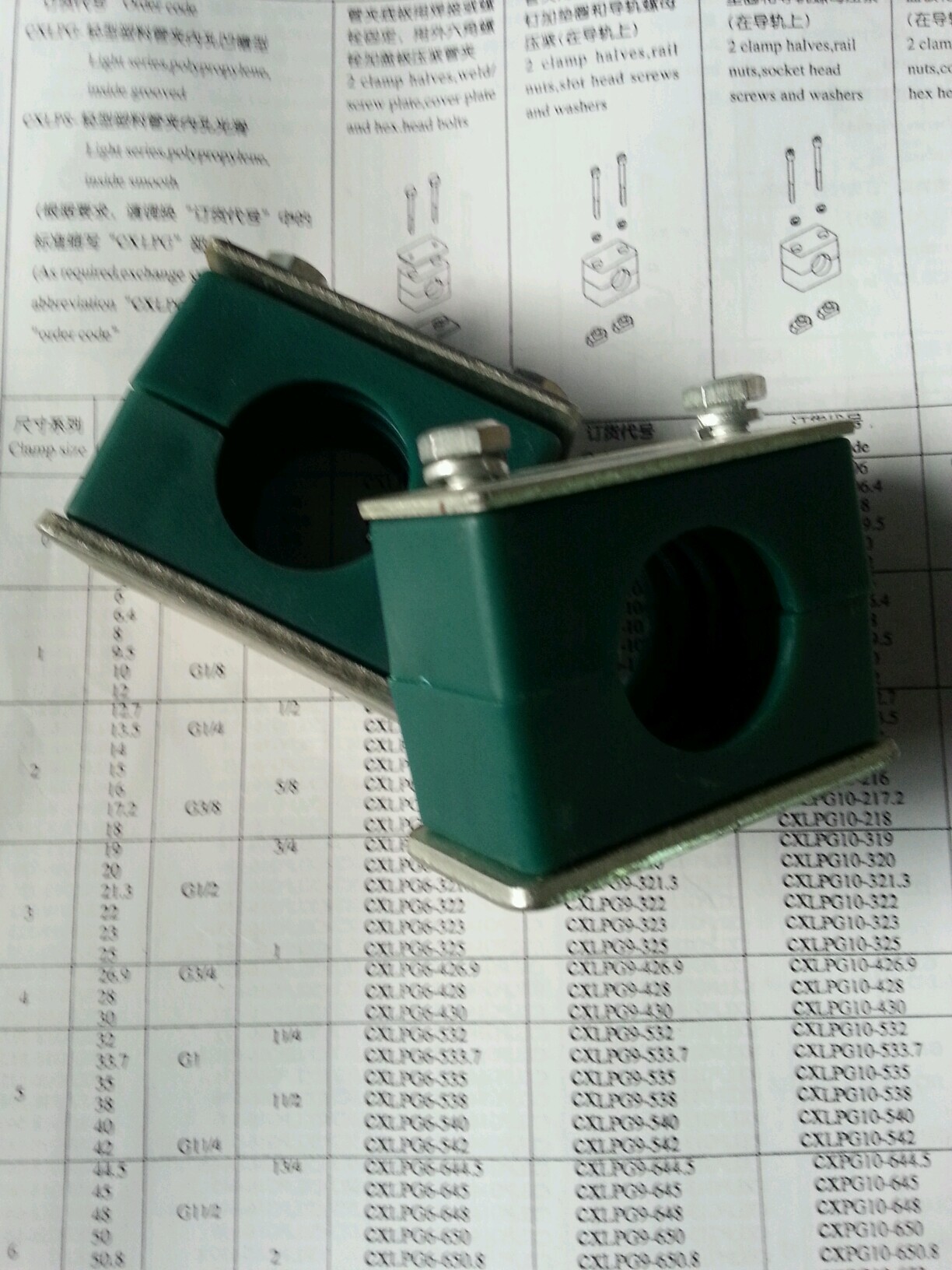轻型塑料液压弹性管夹JB/ZQ4008-97