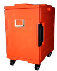 上海塑创源 保温柜90L SB2-B90T 桔红色 保温配送柜、盛菜柜、保温柜