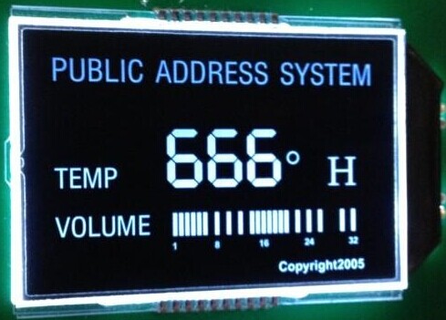 VA段码屏，LCD液晶显示屏，LCD段码屏，可开模定制显示屏